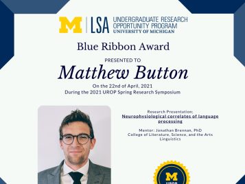 2021 UROP Spring Symposium Blue Ribbon IG 2 